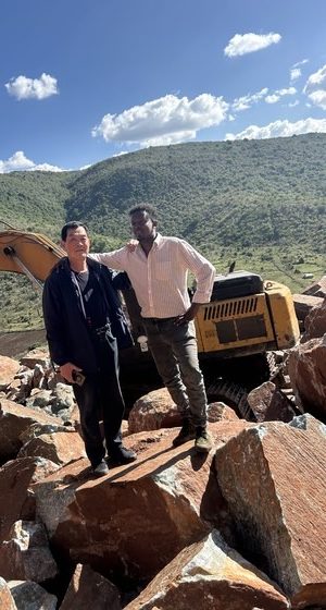 Active mining operations in East Africa